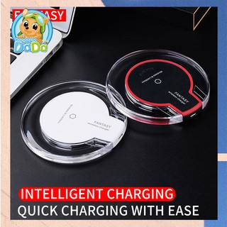 (Ready stock) Smartphone Charging Pad Ultra Slim Wireless Charger QI Standard