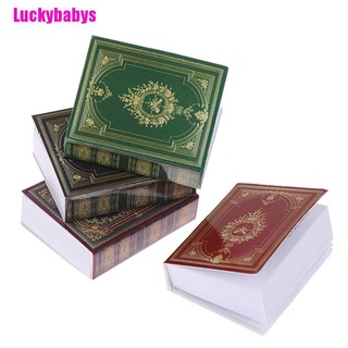 (Luckybabys) โมเดลหนังสือจิ๋ว 1:12 สําหรับตกแต่งบ้านตุ๊กตา