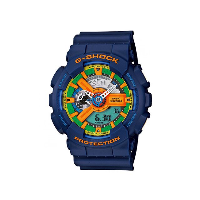 Casio G-Shock นาฬิกาข้อมือ รุ่น GA-110FC-2A - สีน้ำเงินด้าน
