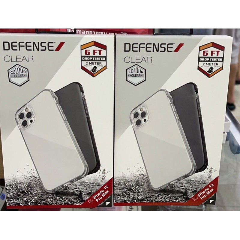 🇹🇭สินค้าพร้อมส่ง เคส สีใส ชาDefense  Clear ip12/12pro ip12 pro max