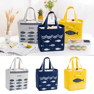 Thermal  Bento Lunch Box bag Picnic Container Thermal Cooler Tote Storage Bag