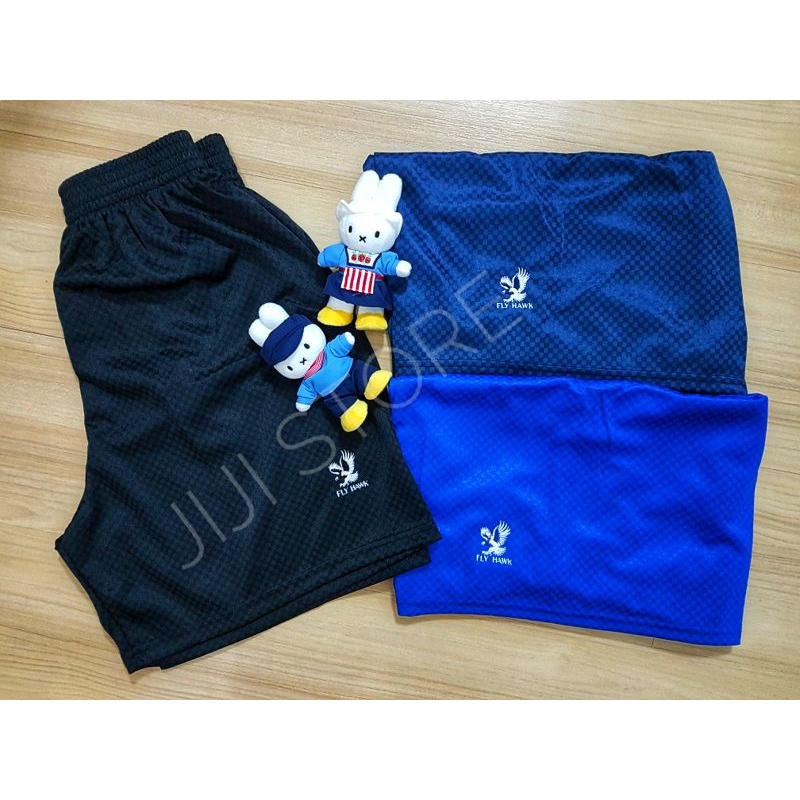 🔥กางเกงเด็ก🔥กางเกงกีฬา(ขาสั้น)FLY HAWK Size: SS เด็กใส่ได้ ผ้าลายหมากรุก