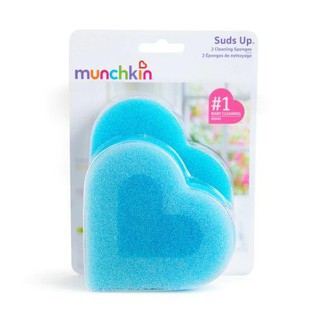 MUNCHKIN : MNK27207 ฟองน้ำทำความสะอาด Suds Up Sponge Refills - 2pk