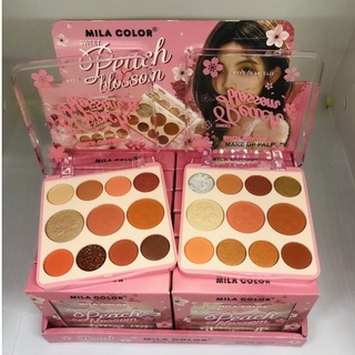 MILA COLOR MC5046มิลา คัลเลอร์ สวีท พีช อายแชดว์ อายแชโดว์ พาเลทอายแชโดว์ 11 เฉดสี สีสวย ไม่เลอะ ติดทนนาน