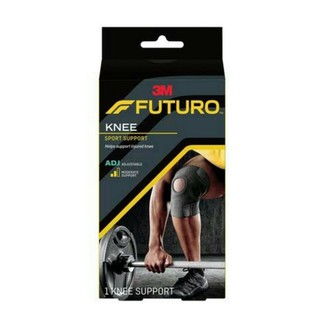 @@FUTURO Knee Sport Support (ปรับได้) สีดำ 09039 อุปกรณ์พยุงหัวเข่า ชนิดปรับกระชับได้ ลดอาการปวด