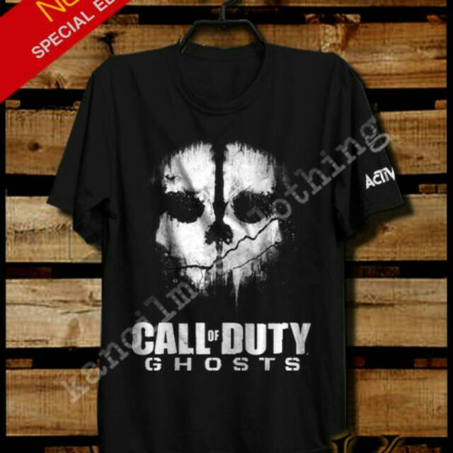 Cool GAME CALL OF DUTY GHOST ACTIVISION เสื้อยืด DISTRO
