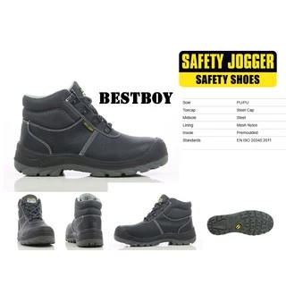 Safety jogger รุ่น Best Boy รองเท้านิรภัยหุ้มข้อ หัวเหล็ก-พื้นเหล็ก