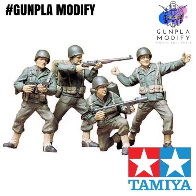 TAMIYA 35013 1/35 โมเดลประกอบ โมเดลทหาร Military Miniatures U.S. Army Infantry