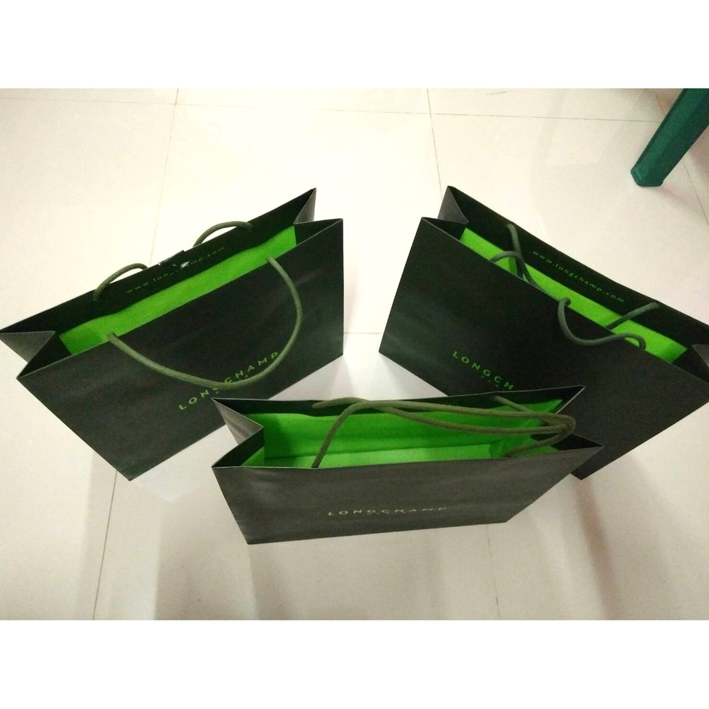 ถุงกระดาษ LONGCHAMP แท้จาก PARIS