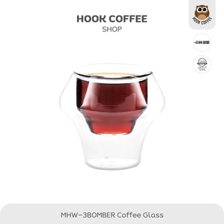 MHW-3BOMBER Nighten Glass - แก้วกาแฟสองชั้น/เอสเพรสโซ่ ขนาด 60 ml