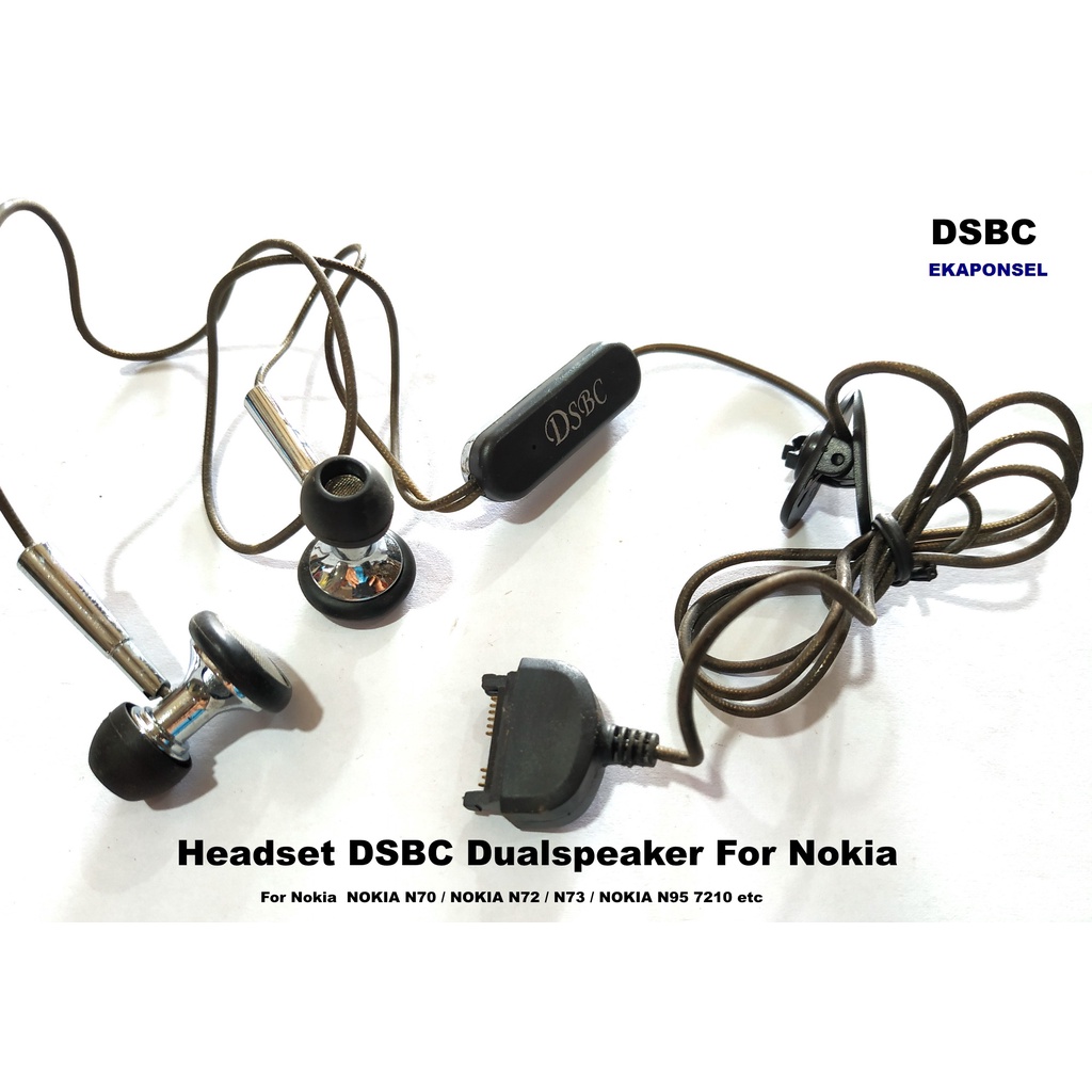 Dsbc dualspeaker ชุดหูฟังสําหรับ NOKIA N70 N73 7610 N93 6630 6680 N71 7610