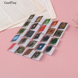 &lt; Cooltoy &gt; โมเดลหนังสือจิ๋ว 1:12 อุปกรณ์เสริม สําหรับตกแต่งบ้านตุ๊กตา 3 ชิ้น ต่อชุด