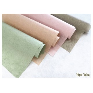 Paper Valley กระดาษสาเส้นใยอบาค่า Abaca Kozo Paper (64x47 cm, 5 แผ่น)