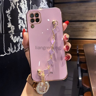 เคสโทรศัพท์มือถือ ซิลิโคนนิ่ม กันกระแทก พร้อมสร้อยข้อมือ สําหรับ huawei nova 7i nova7