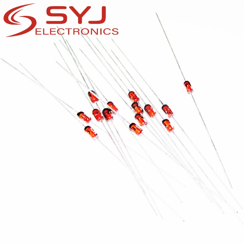 10pcs/lot 1N34A 1N34 Germanium Diode 50mA 65V DO-35 (DO-204AH) IN34A IN34 Axial for TV FM AM Radio D