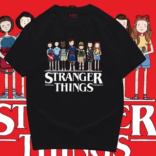 เสื้อยืดผ้าฝ้ายNBB (พร้อมส่ง) เสื้อ stranger thing fanmade COTTON 100 %L S-4XL