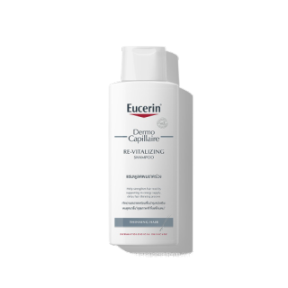 Eucerin Dermocapillaire Re-Vitalizing Shampoo Thinning Hair 250 ml (ยูเซอริน แชมพูลดผมขาด หลุดร่วง บำรุงเส้นผม)