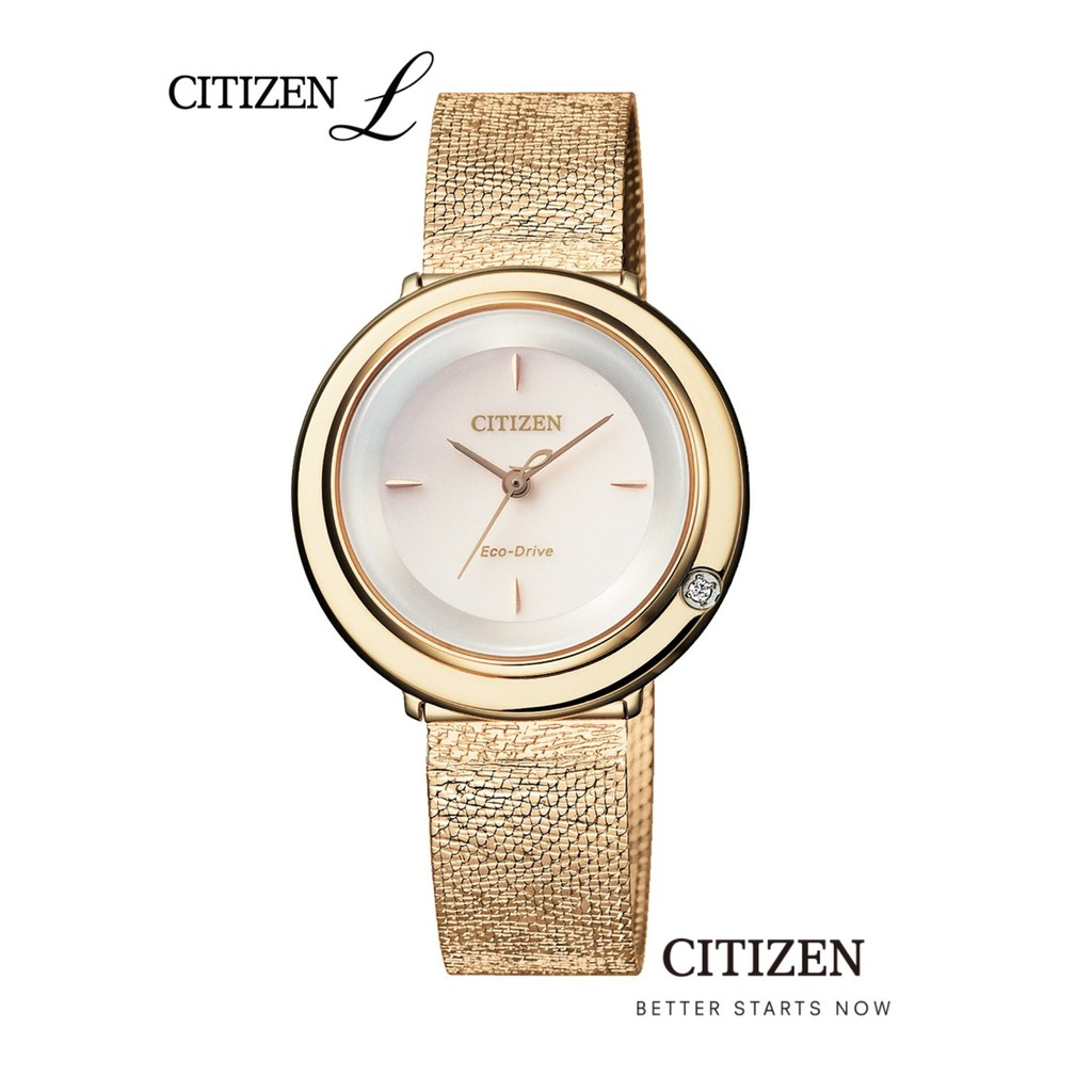 CITIZEN L Eco-Drive EM0643-84X Ambiluna Lady watch ( นาฬิกาผู้หญิงพลังงานแสง )