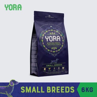 YORA Small Breeds 6 kg โยรา สมอล บรีดส์ 6 กก. สำหรับสุนัขโตเต็มวัยสายพันธุ์เล็ก อาหารสุนัขครบโภชนาการจากโปรตีนแมลง