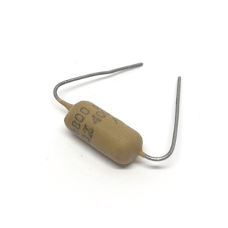 Mustard Capacitor Phillips/Mullard 6800 pF 400V (NOS เก่าเก็บ)