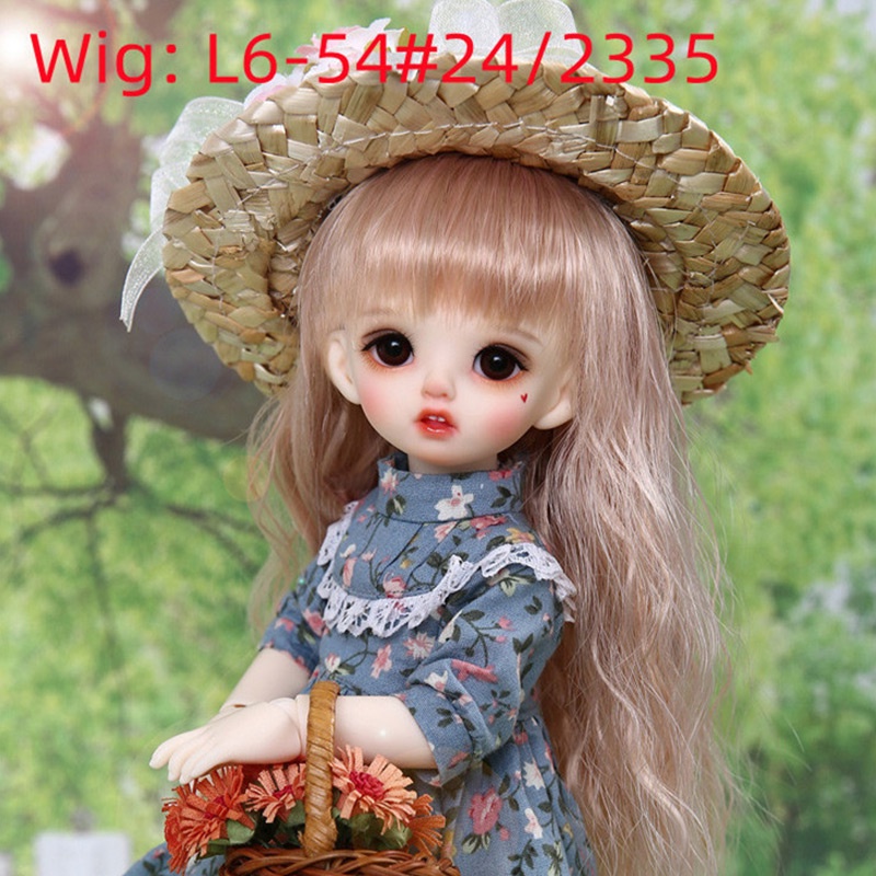 Clearance BJD วิกผมยาว และสั้น อุณหภูมิสูง 1/6 6-7 นิ้ว อุปกรณ์เสริม สําหรับตุ๊กตา BJD ราคา ถูกที่สุด ดีลบีเคเค แกลเลอรีภาพที่ 4
