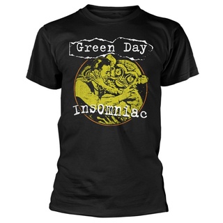 เสื้อยืดfashionเสื้อยืด ผ้าฝ้าย พิมพ์ลาย Green Day Insomniac Free Hugs สไตล์คลาสสิก สําหรับผู้ชาย UI321T1710S-5XL