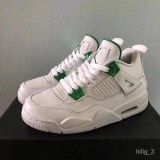 Nike Air Jordan 4 "Pine Green" รองเท้าผ้าใบลําลอง เหมาะกับการวิ่ง เล่นกีฬา บาสเก็ตบอล AJ4 2021