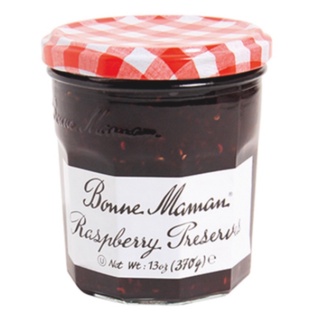 บอนน์มาม็อง แยมราสพ์เบอร์รี่ 370 กรัม - Bonne Maman Raspberry Jam Fruit Spread 370g