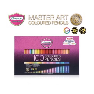 Master Art ดินสอสี 100 สี (หัวเดียว) แถมฟรีกบเหลา