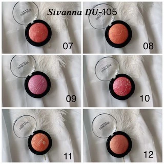 ของแท้ บลัชออนผสมสิมซิมเมอร์ ซิเวียน่า DU105 Sivanna Fantastic Blusher