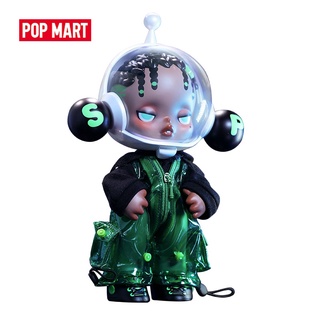 POPMART กล่องสุ่มตุ๊กตา ฟิกเกอร์แอกชัน SKULLPANDA OOTD THE WILD GREEN ของเล่น ของขวัญวันเกิด สำหรับเด็ก