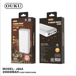 Power Bank OUKU พาวเวอร์เเบงค์/แบตสำรอง 2 USB 20,000mAh Fast charge⚡ แบตอึด ทน