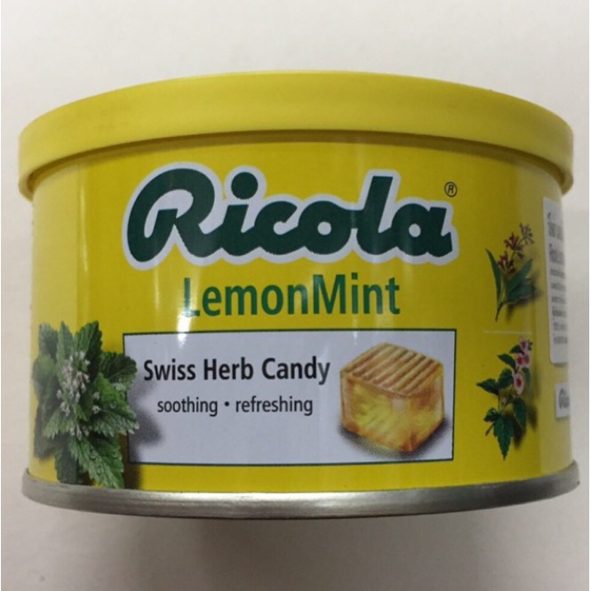 Ricola Lemon Mint (เลม่อนมิ้นต์) หอมอร่อยมาก