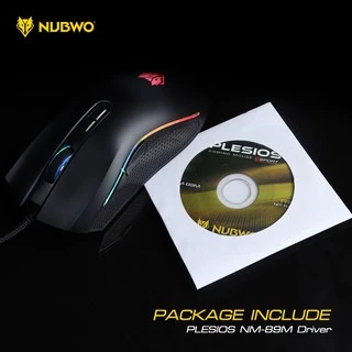 เมาส์เกมมิ่ง Nubwo Gaming Macro Mouse NM-89M เมาส์มาโคร เมาส์เกมมิ่ง ประกัน 1ปี เม้าส์ Plesiois