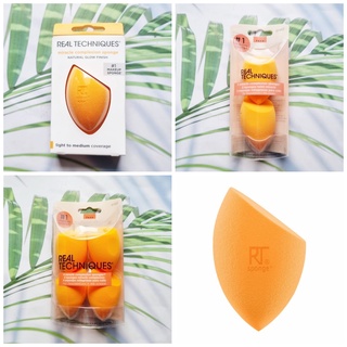 (Real Techniques®) Miracle Complexion Sponge เรียลเทคนิค ฟองน้ำแต่งหน้า สำหรับการลงรองพื้น ฟองน้ำไข่ Beauty Blender