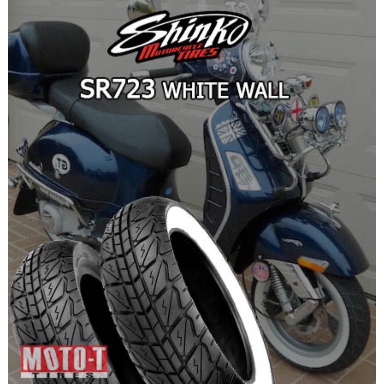 ยาง Shinko SR723 ขอบขาว (Made in Korea)