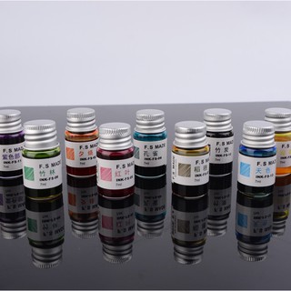 🎨พร้อมส่ง หมึกจุ่มมีกลิตเตอร์ สำหรับปากกาแก้ว dipping glitter ink