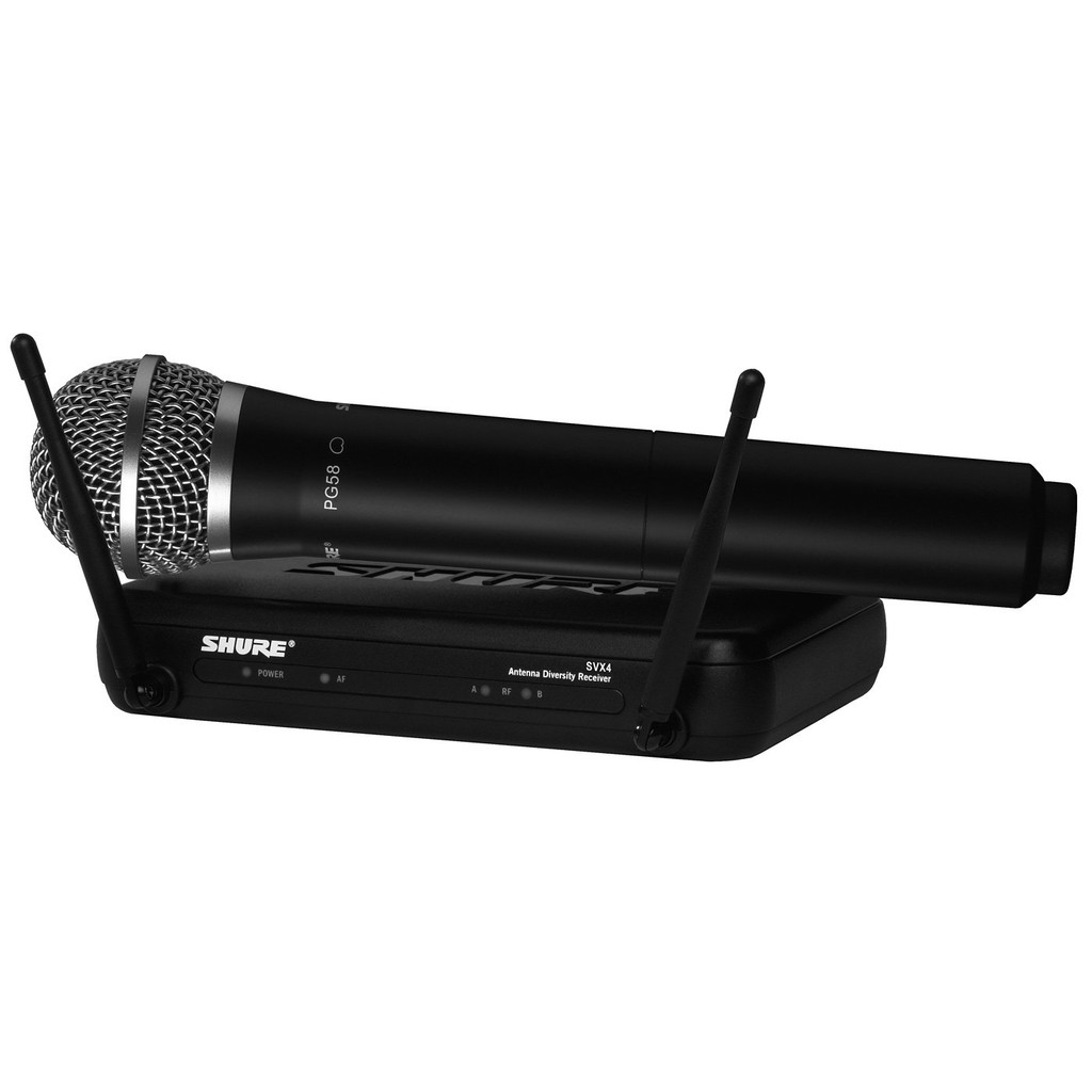 ชุดไมโครโฟนได้สาย SHURE Wireless Microphone SVX 24E/PG58 R25 ชนิดไมค์เดี่ยว
