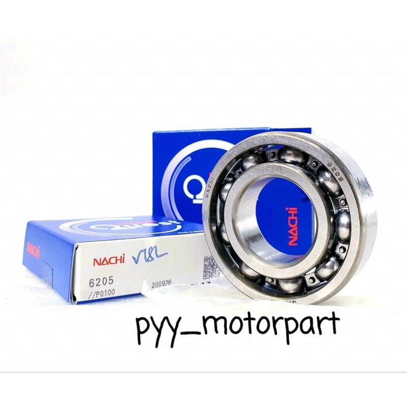 NACHI แท้❗️ ลูกปืนข้อ , ลูกปืนข้างข้อ , ลูกปืน ในเครื่อง Y80 , Y100 , JR , RC , ZR120 , AKIRA เบอร์ 6205 NC2 รอบจัด **