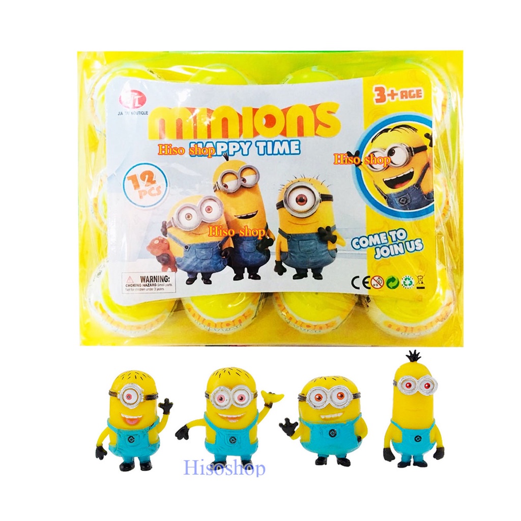 ไข่เซอร์ไพรส์มินเนี่ยน egg surprise Minions สีสันสดใสสวยงาม kidtoys egg surprise Minions คละสี