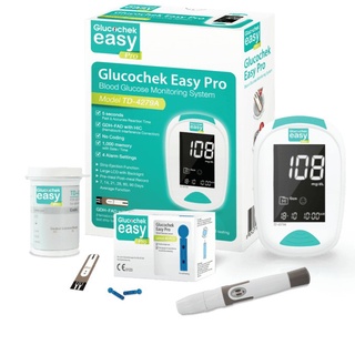 ชุด Glucochek Easy Pro เครื่องตรวจน้ำตาล กลูโคเช็ค อีซีโปร รุ่น TD4279A 1 เครื่อง + ปากกา พร้อมแถบตรวจ 50 ชิ้น