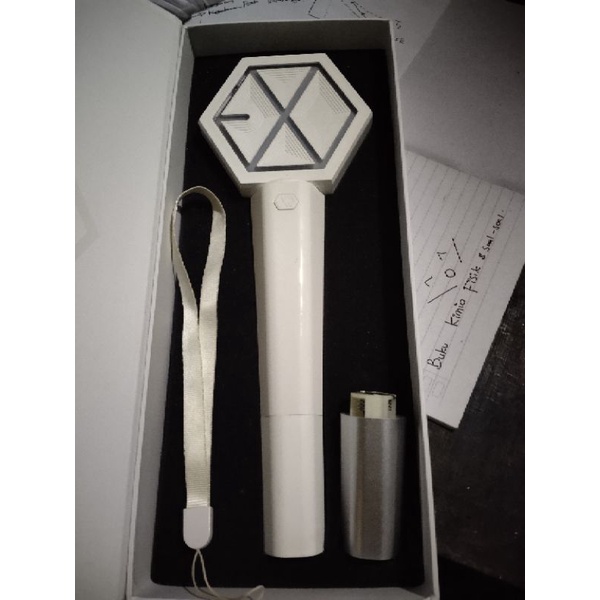 Official Lightstick EXO Vers 2/Lightstick Preloved EXO Vers 3 Lightstick Un Sealed Lightstick Second