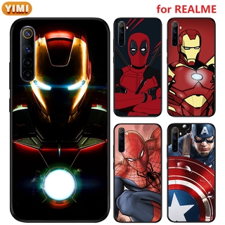 เคส realme 11 5 5S 5I 6I pro plus 4G 5G  7 6 7i C17 pro plus 4G 5G  โทรศัพท์มือถือลาย Iron Man สําหรับ