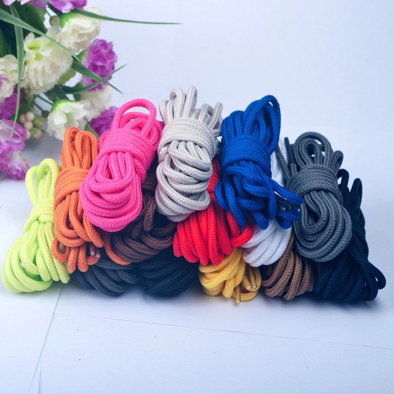80 ซม.เชือกผูกรองเท้ารอบรองเท้า Laces เชือกรองเท้าหลากหลายสี