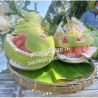 (pomelo fruit) ส้มโอทับทิมสยามกล่องละ5ลูกไซ้รส์2.0kg