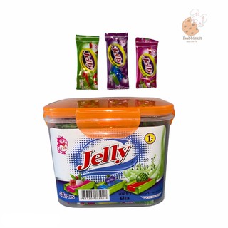 Jelly หมากฝรั่ง รสผลไม้ กล่องละ 48 ชิ้น