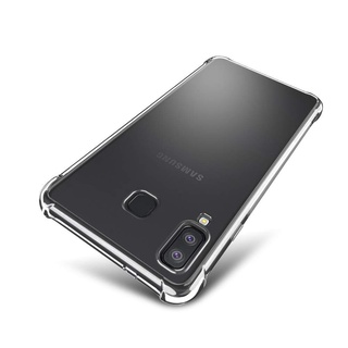 เคสโทรศัพท์มือถือซิลิโคน Tpu แบบใสกันกระแทกสําหรับ Samsung A8 / A9 Star 6.3 "A8 Star
