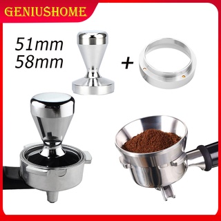 แทมเปอร์กดกาแฟ+โดสกาแฟ แทมเปอร์ แหวนครอบ แหวนครอบด้ามชงกาแฟ Coffee Tamper+Coffee Dosing Ring