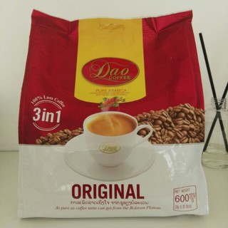 Dao 3in1 Original dao coffee 600g. 30ซองx20กรัม