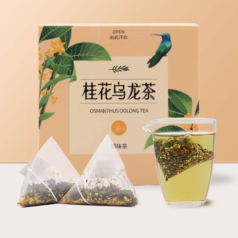 ชาหอมหมื่นลี้ ชาอู่หลงหมื่นลี้ 200g ผสมดอกหมื่นลี้จริง  桂花乌龙茶
